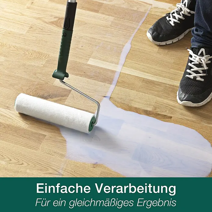 Bona Home Parkettlack Classic - Farblos, Matt, 1 l - Informationsansicht