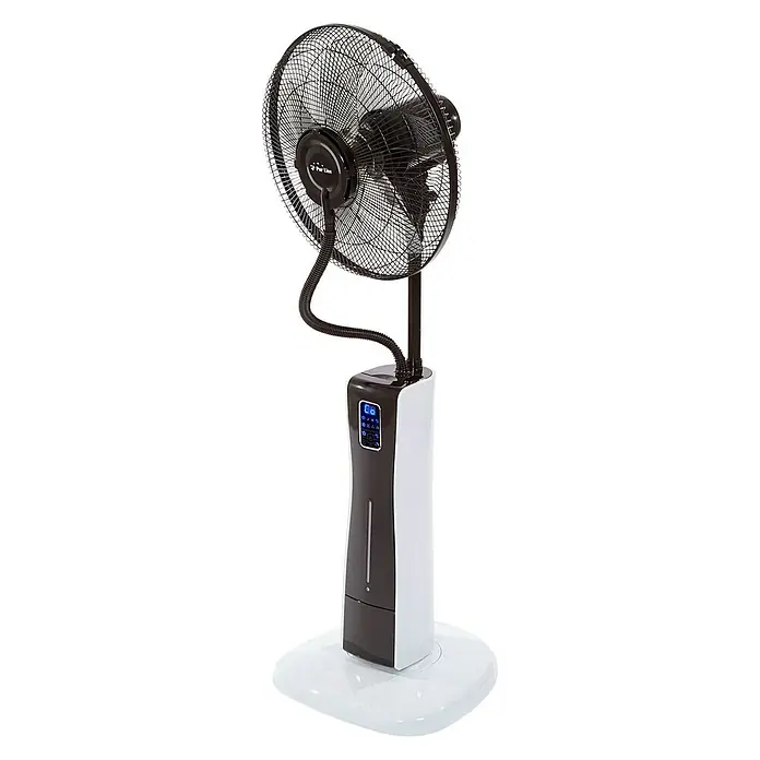 Purline Ventilador de pie con nebulizador Misty 2 - Blanco, Diámetro: 40 cm, 85 W, Altura: 130 cm - Vista angular