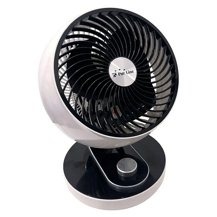 Purline Ventilador de suelo y sobremesa Venty TA60 - Blanco, Diámetro: 27 cm, 60 W - Vista angular