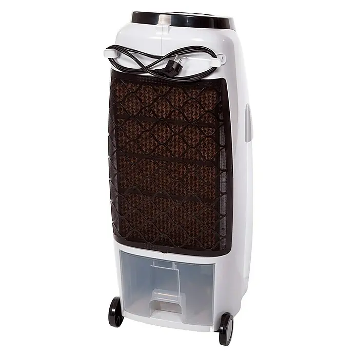 Purline Climatizador evaporativo Rafy 100 - Blanco/Negro, Altura: 88 cm, 130 W - Vista angular
