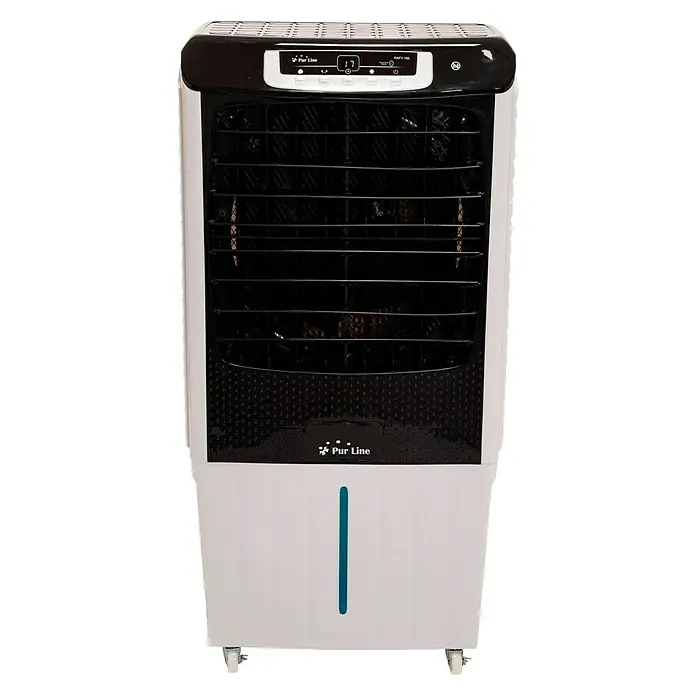 Purline Climatizador evaporativo 185 - Blanco/Negro, Altura: 104 cm, 200 W - Vista frontal
