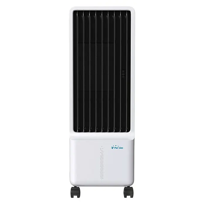 Purline Climatizador evaporativo SC - Blanco/Negro, Altura: 79 cm, 140 W - Vista frontal