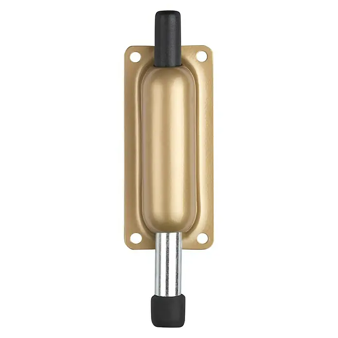 Inofix Tope fijador - L x An x Al: 25 x 44 x 154 mm, Atornillado, Oro