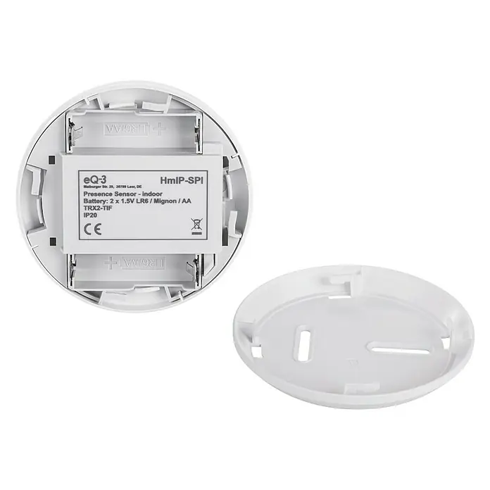 Homematic IP Bewegungsmelder HmIP-SPI - Batteriebetrieben, Ø x H: 10 x 2,9 cm, Bewegungssensorik, 105 ° - Detailaufnahme