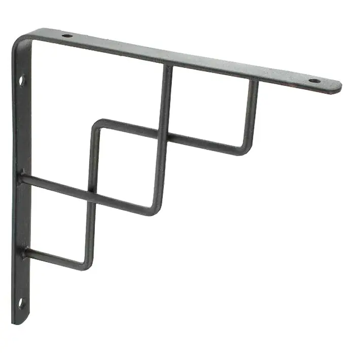Rei Escuadra de soporte 1462 - Gris, L x An x Al: 20 x 20 x 2 cm, Carga soportada: 30 kg, Acero