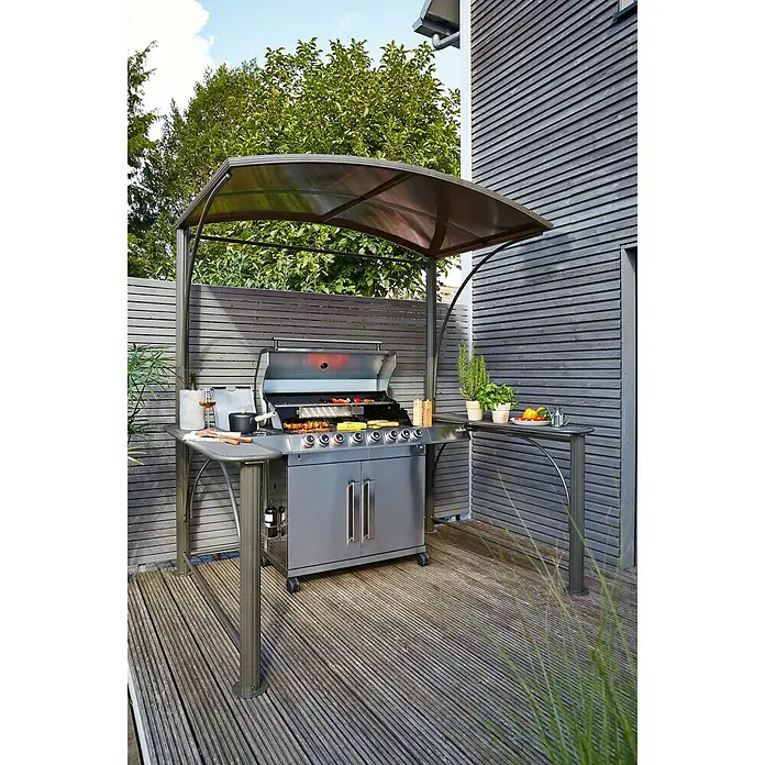 Kingstone KMS Gasgrill Cliff 655-2 - Anzahl Brenner: 6, Hauptgrillfläche: 89 x 45 cm, 27,2 kW - Stimmungsaufnahme