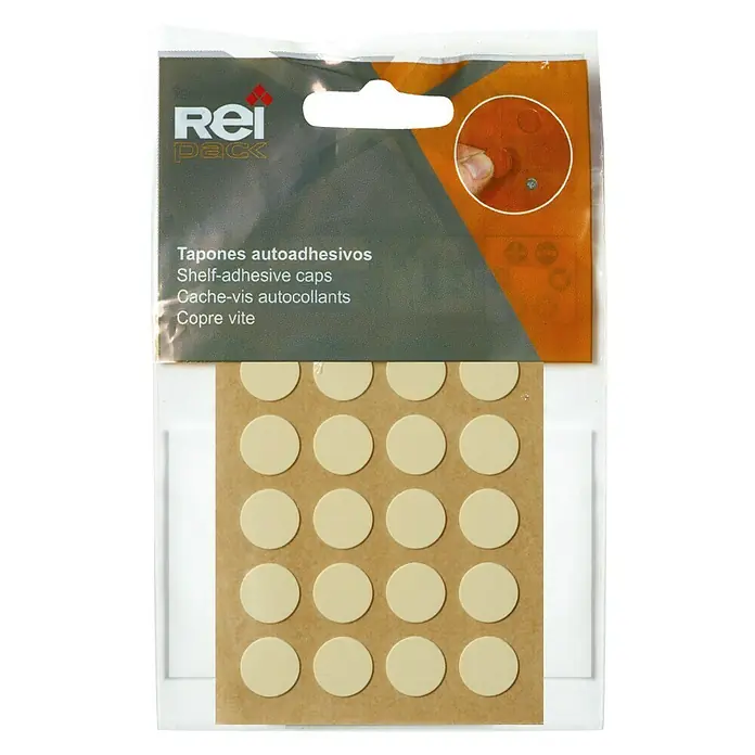Rei Tapón embellecedor 4063 - 40 uds., Beige, Diámetro: 12 mm