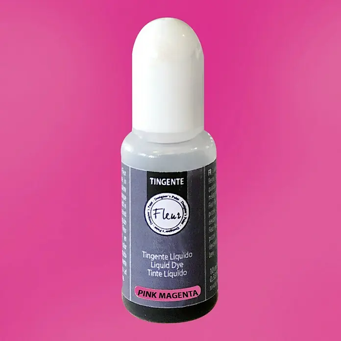 Fleur Colorante líquido para resina - Magenta, 10 ml - Vista frontal
