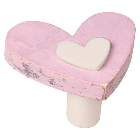 Nesu  Tirador para muebles Corazón Shabby