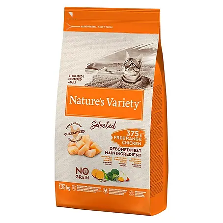Nature's Variety  Pienso seco para gatos Selected Esterilizados