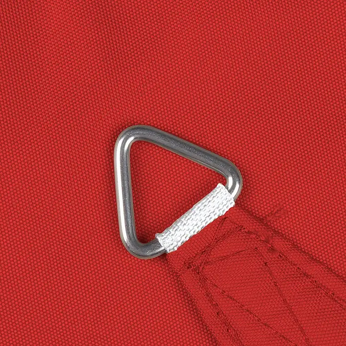 Windhager Sonnensegel Cannes - Rot, B x L: 5 x 5 m, Quadratisch - Detailaufnahme