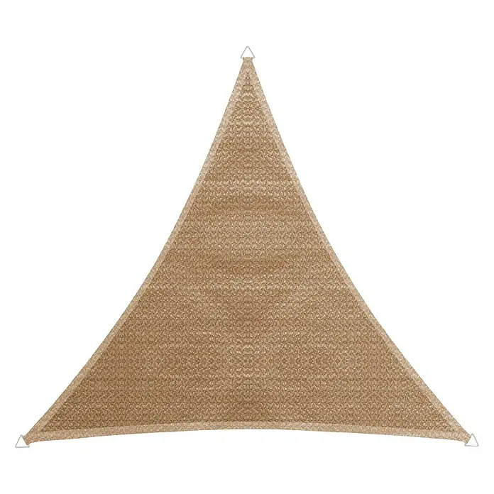 Windhager Sonnensegel Capri - L x B: 5 x 5 m, Dreieckig, Schilf - Vorderansicht