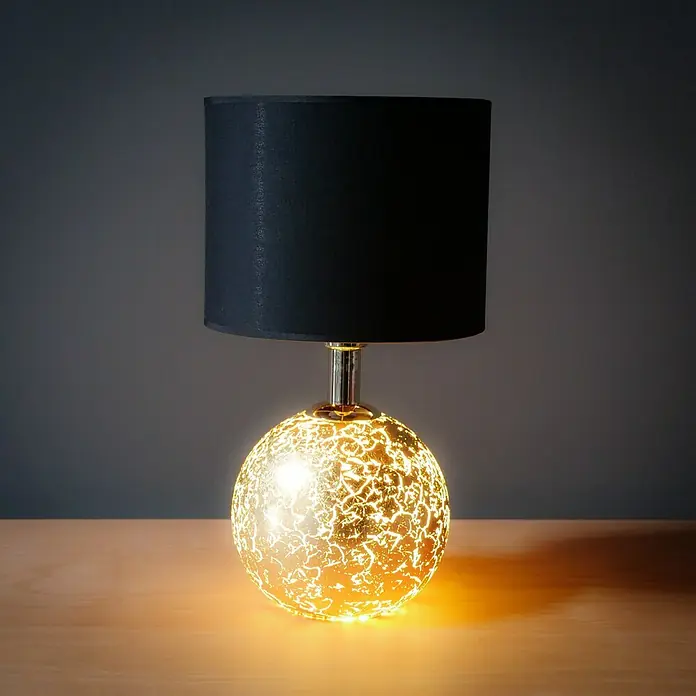 Tween Light Stolna svjetiljka Gala - 48 W, Crno-zlatno, G9 - Živopisni prikaz