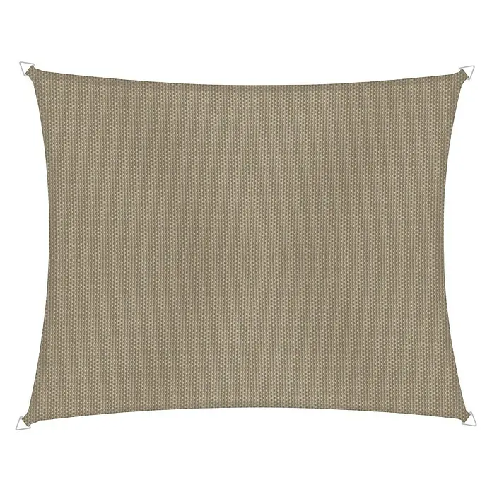 Windhager Sonnensegel Cannes - Grün, B x L: 4 x 3 m, Rechteckig - Vorderansicht