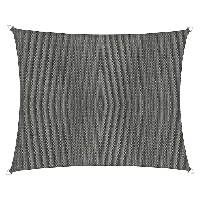 Windhager Sonnensegel Cannes - Anthrazit, B x L: 5 x 4 m, Rechteckig - Vorderansicht
