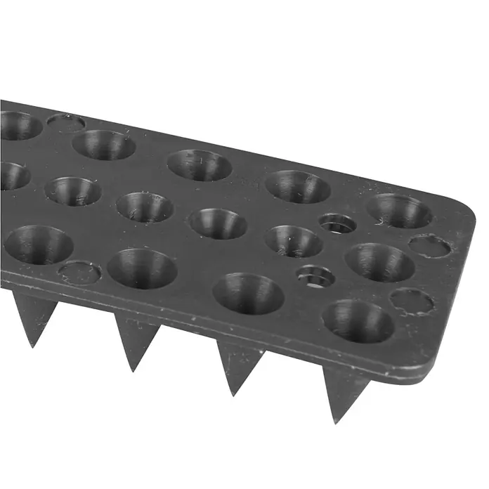 Windhager Schädlingsbekämpfung Spikes - Außen, L x B x H: 48 cm x 4,3 cm x 1 mm, Schwarz - Detailaufnahme