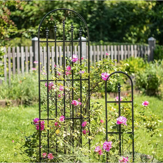 Windhager Rankgitter Arch - B x H: 26 x 152 cm, Metall, Schwarz - Stimmungsaufnahme