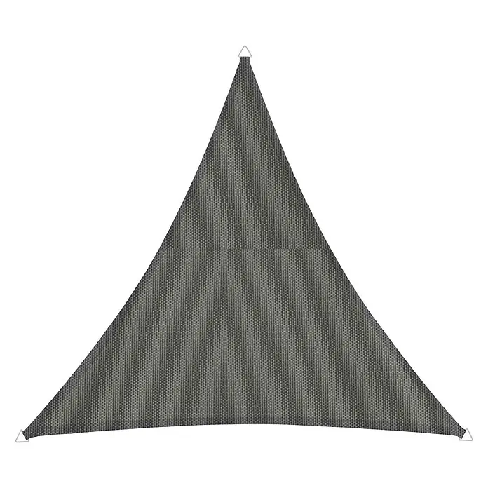 Windhager Sonnensegel Cannes - Anthrazit, L x B: 5 x 5 m, Dreieckig - Vorderansicht