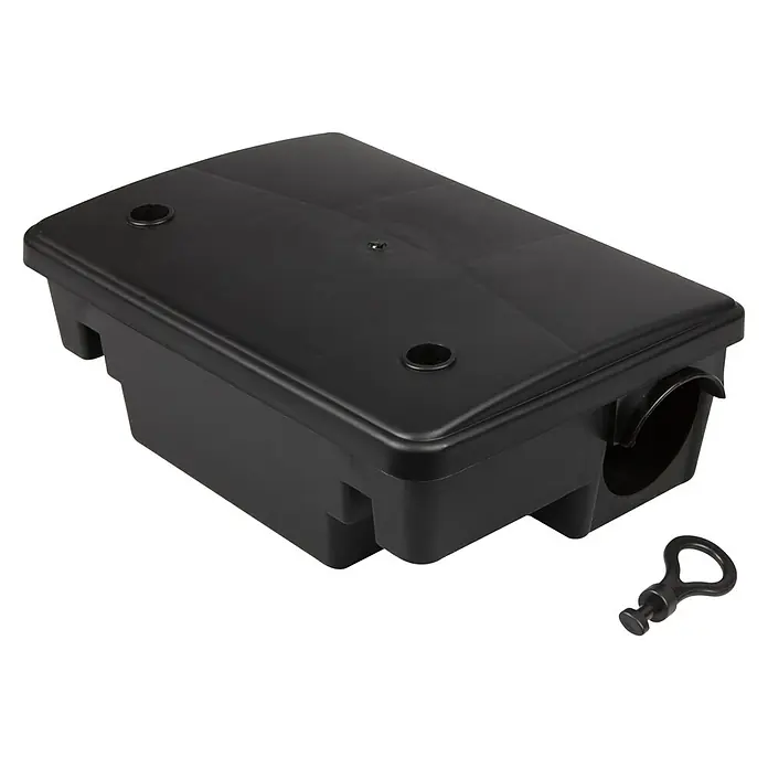 Windhager Mäuseköderbox 2in1 - Mäuse, Kunststoff - Diagonale Ansicht