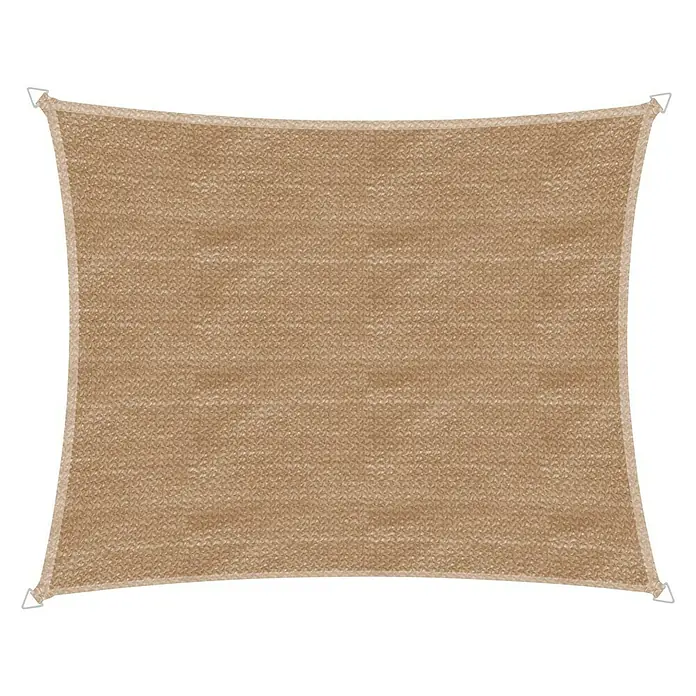 Windhager Sonnensegel Capri - L x B: 4 x 5 m, Rechteckig, Schilf - Vorderansicht