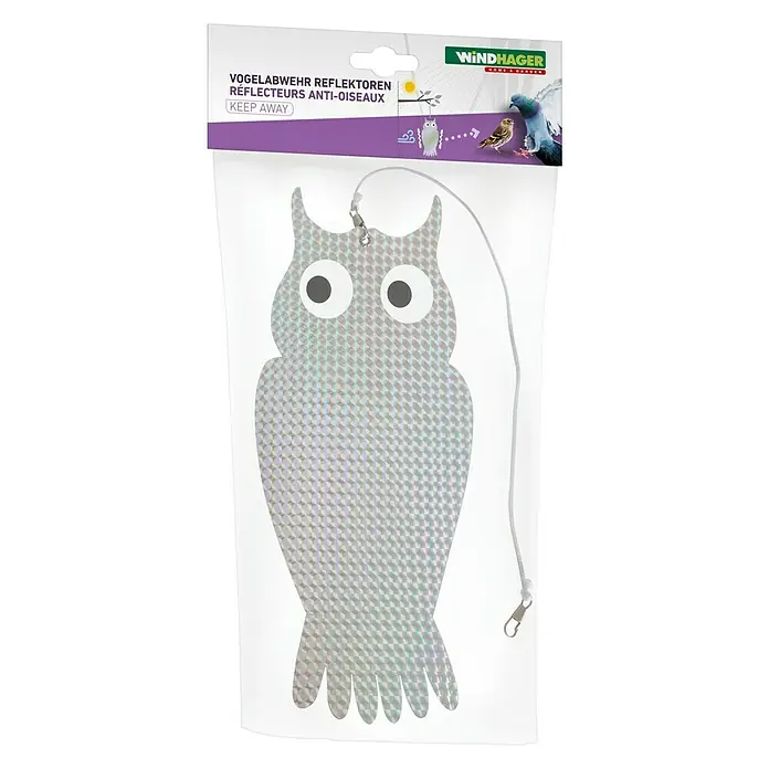 Windhager Vogelabwehr Keep away - Vögel, Inhalt: 2 Stk., B x H: 18 x 35,5 cm - Vorderansicht