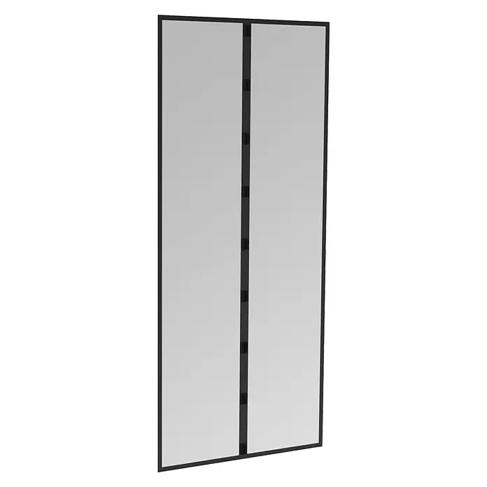 Windhager Insektenschutzgitter Ultra Flat - B x H: 95 x 215 cm, Farbe Gewebe: Anthrazit - Diagonale Ansicht