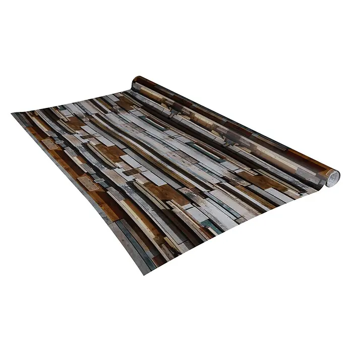 Vénilia Klebefolie Deco Premium - L x B: 260 x 90 cm, Blue Lines, Selbstklebend - Diagonale Ansicht