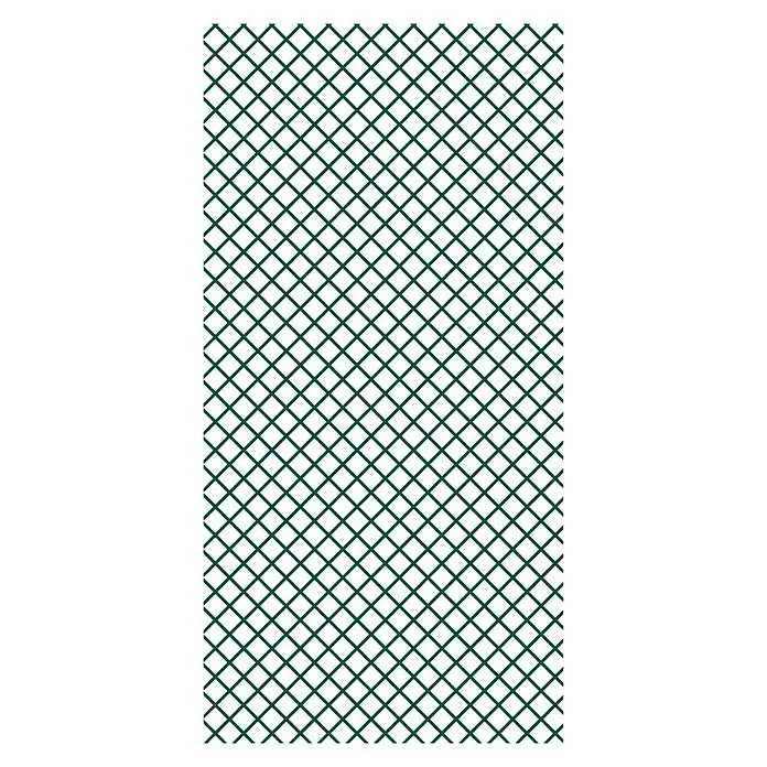 Celosía PVC 48 mm - An x Al: 1 x 2 m, Verde