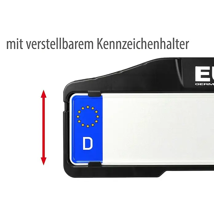 Eufab Fahrradträger Premium II Plus - Geeignet für: E-Bikes, Traglast: 60 kg - Detailaufnahme