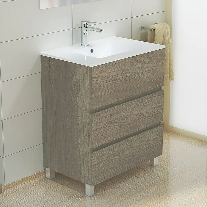 Mueble de lavabo Patri - L x An x Al: 46 x 70 x 85 cm, Nebraska - Foto ambiente