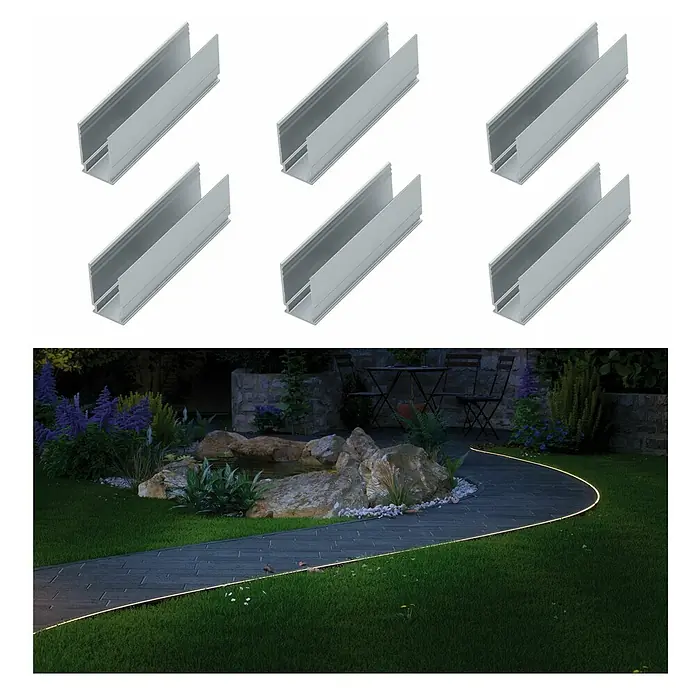 Paulmann Plug & Shine Profil Montage-Clip - Aluminium, Passend für: Paulmann Plug & Shine LED-Band - Stimmungsaufnahme