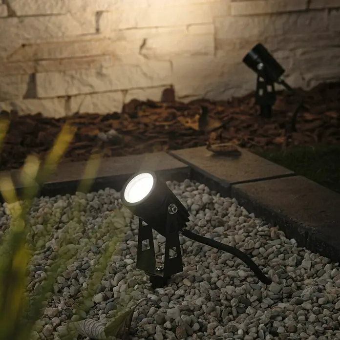 Paulmann Plug & Shine LED-Gartenspot-Set - Erdspieß, Höhe: 26 cm - Bildausschnitt