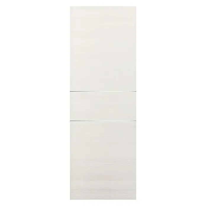 Puerta corredera de madera Fresno Eslovenia 200AL - 72,5 x 203 cm, Blanco, Macizo