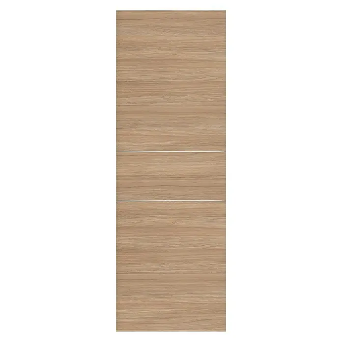 Puerta corredera de madera Roble Urban 200AL - 82,5 x 203 cm, Roble claro, Macizo