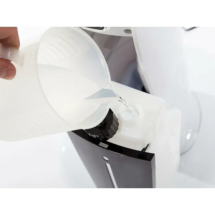 Purline Ventilador de pie con nebulizador Misty 2 - Blanco, Diámetro: 40 cm, 85 W, Altura: 130 cm - Primer plano
