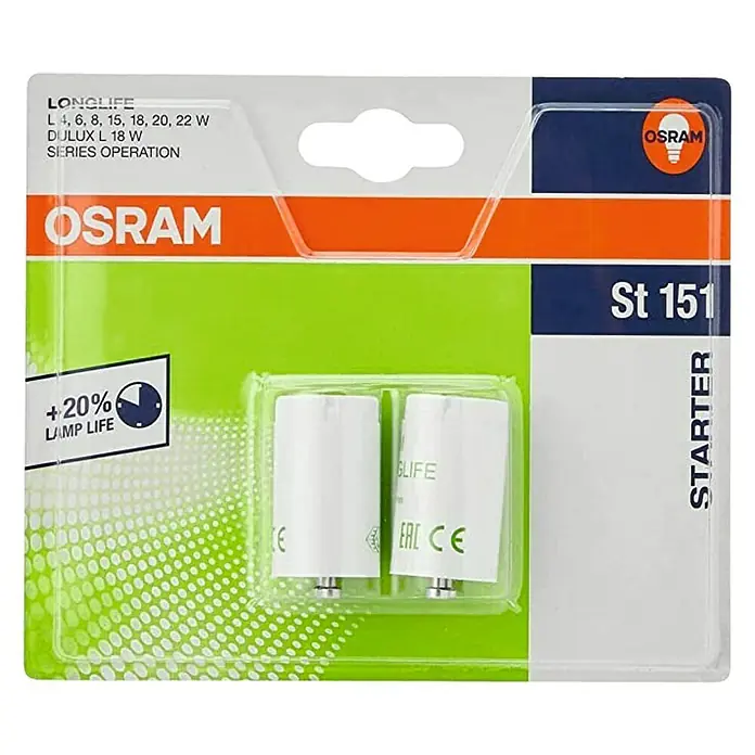 Osram Cebador ST151 - 2 uds., 4 - 22 W - Vista frontal
