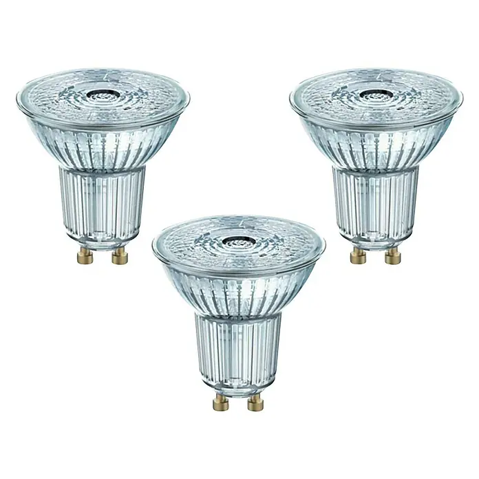 Osram Bombilla LED PAR16 - GU10, 4,3 W, PAR16, 350 lm, 3 uds. - Vista frontal