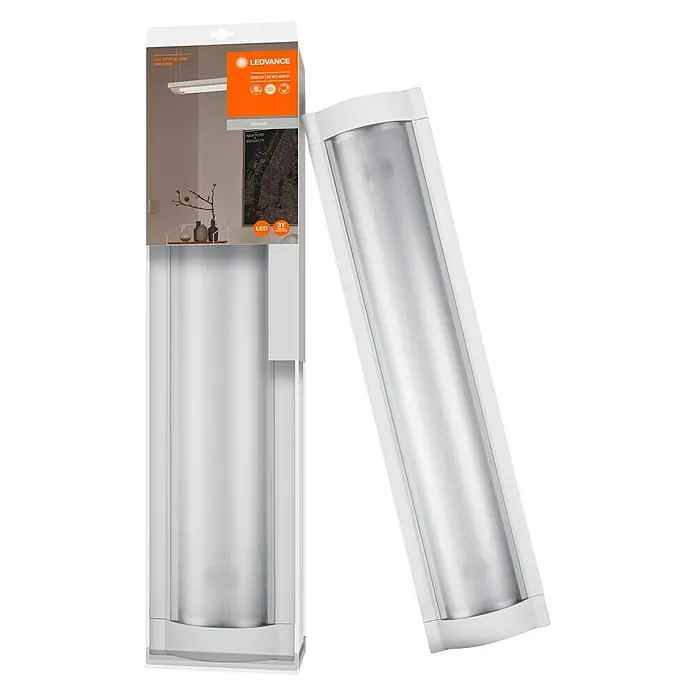 Ledvance LED-Deckenleuchte Office Line - L x B x H: 59,5 x 13,4 x 4,6 cm - Vorderansicht