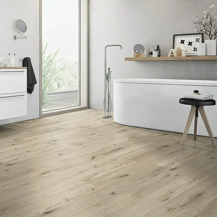 b!design Handmuster Aqua Blue Aruba - 280 x 160 x 4,5 mm, Landhausdiele - Stimmungsaufnahme