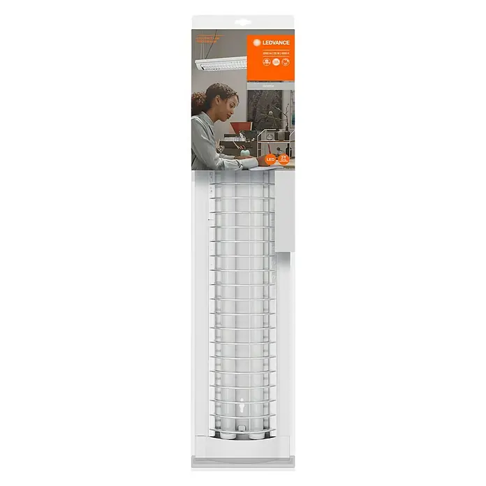 Ledvance LED-Deckenleuchte Office Line - L x B x H: 59,5 x 13,4 x 4,6 cm, Kaltweiß - Vorderansicht