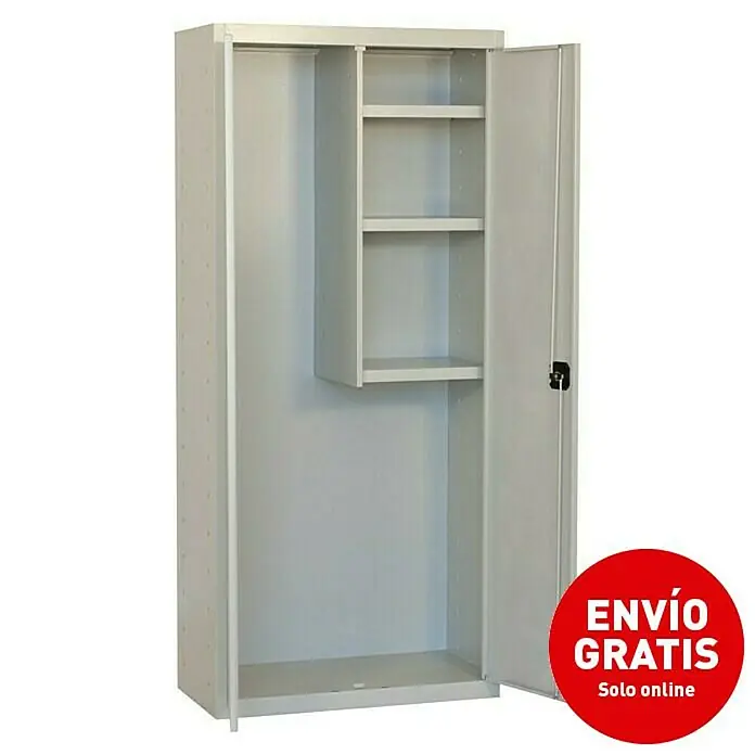 Simonrack Simonlocker Armario Professional Cabinet Desmontado - L x An x Al: 50 x 80 x 180 cm, Gris, Número de puertas: 2 ud. - Imagen de campaña