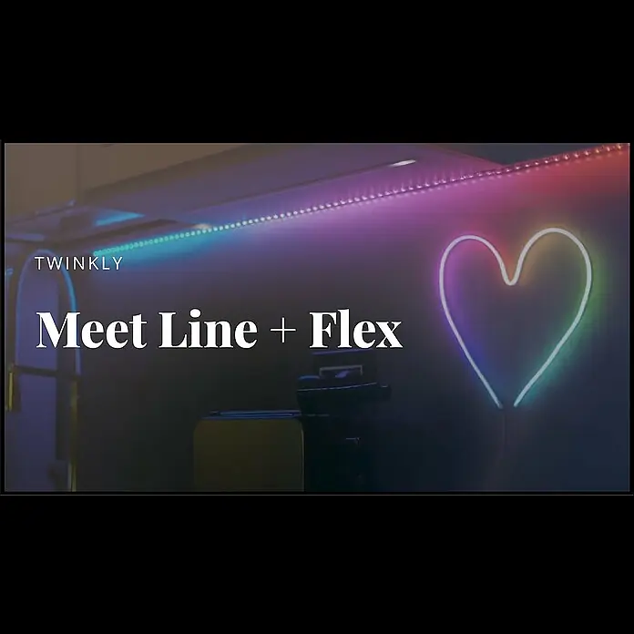 Twinkly LED traka Line - Crne boje, Područje uporabe: U zatvorenom, 1,5 m, 100 žaruljica, Boja svjetla: RGB