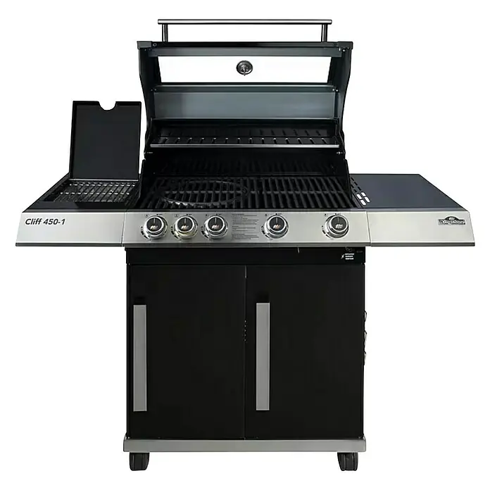 Kingstone Plinski roštilj Cliff 450-I - Broj plamenika: 4, 17,5 kW - Pogled sprijeda