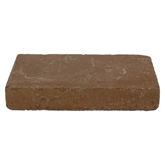 Seesteiner Mauerabdeckplatte Quadro Antik - L x B x H: 36 x 22 x 6 cm, Sandstein, Beton - Diagonale Ansicht