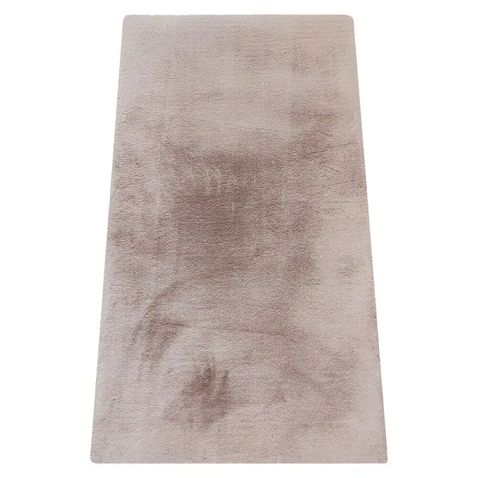 Alfombra de pelo corto Sofi - Rosa, 230 x 160 cm, 100% poliéster - Vista angular