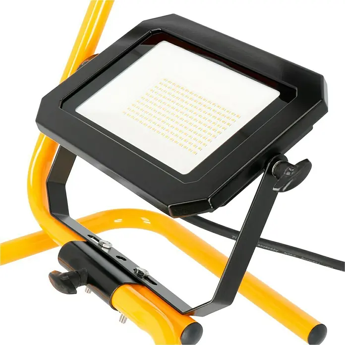 Profi Depot LED-Strahler - Netzbetrieben, Gelb/Schwarz, Neutralweiß, 30 W - Diagonale Ansicht