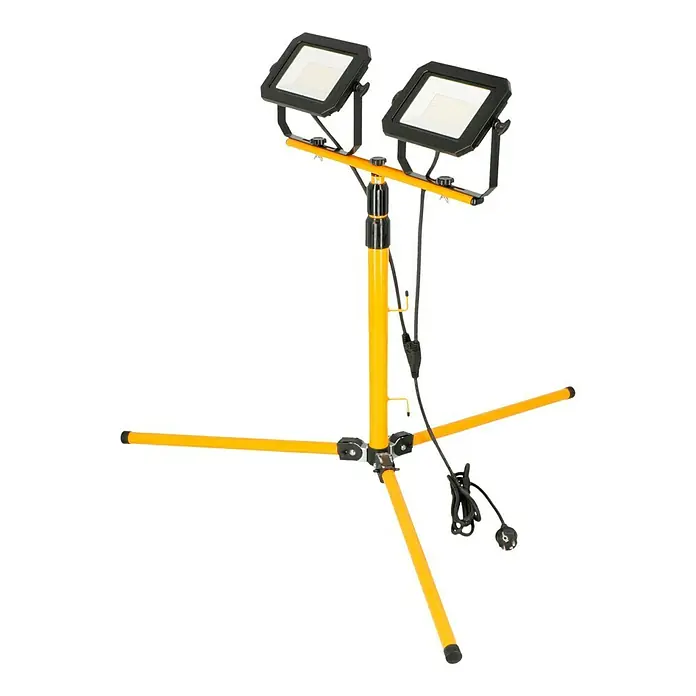 Profi Depot LED-Strahler - L x B x H: 68 x 75 x 190 cm, Neutralweiß, 60 W - Diagonale Ansicht