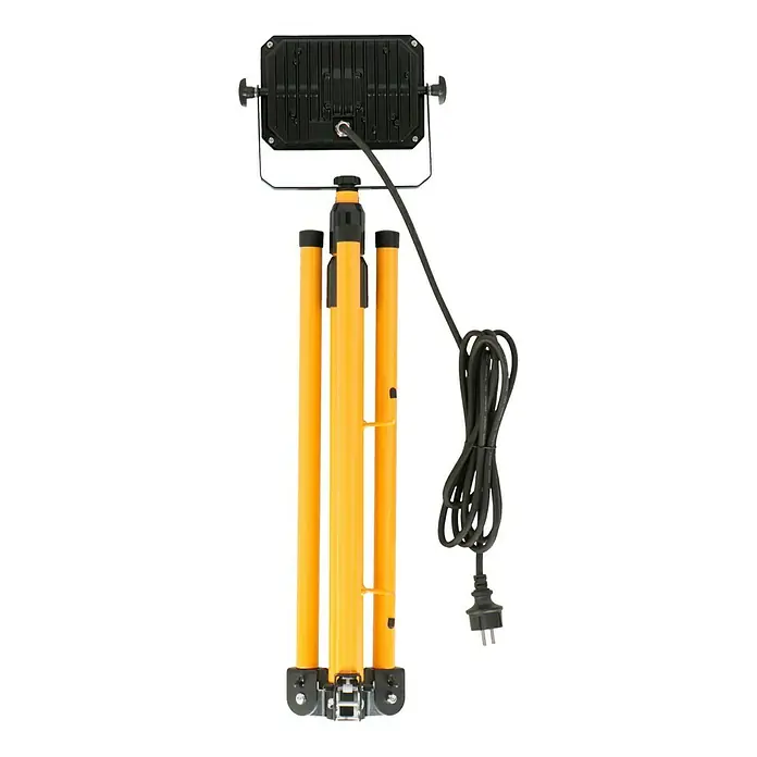 Profi Depot Proyector LED con trípode - L x An x Al: 68 x 75 x 190 cm, Blanco neutro, 20 W - Vista trasera