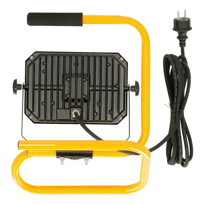 Profi Depot LED-Strahler - Netzbetrieben, Gelb/Schwarz, Neutralweiß, 30 W - Rückansicht