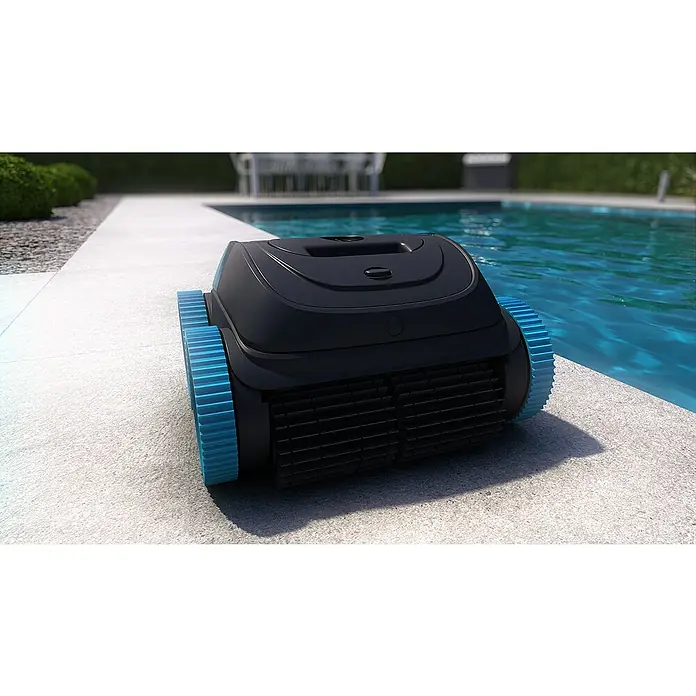 Steinbach Poolroboter Poolrunner Battery Pro Performance - Passend für: Pools mit bis zu 50 m² Bodenfläche, Durchflussmenge: 15.000 l/h, Steuerung per Smartphone-App - Stimmungsaufnahme